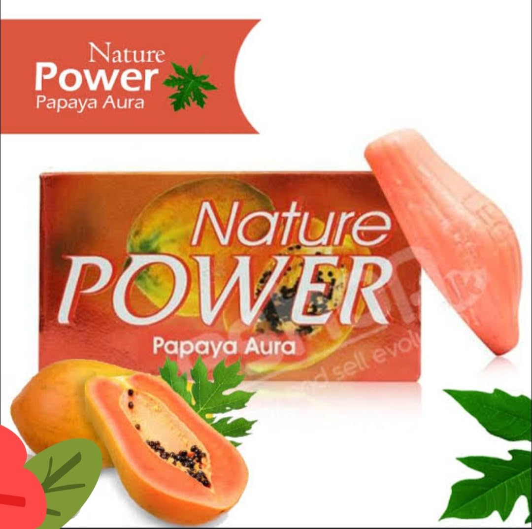 Nature Power Papaya Aura Soap  125 gm