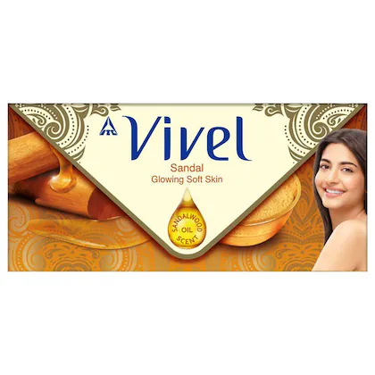 Vivel Pure Sandal Oil Soft & Glowing Skin Soap 42g