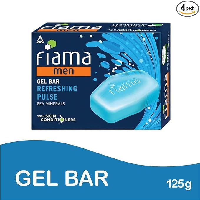 Fiama Men Gel Bar Refreshning Pulse - 125g