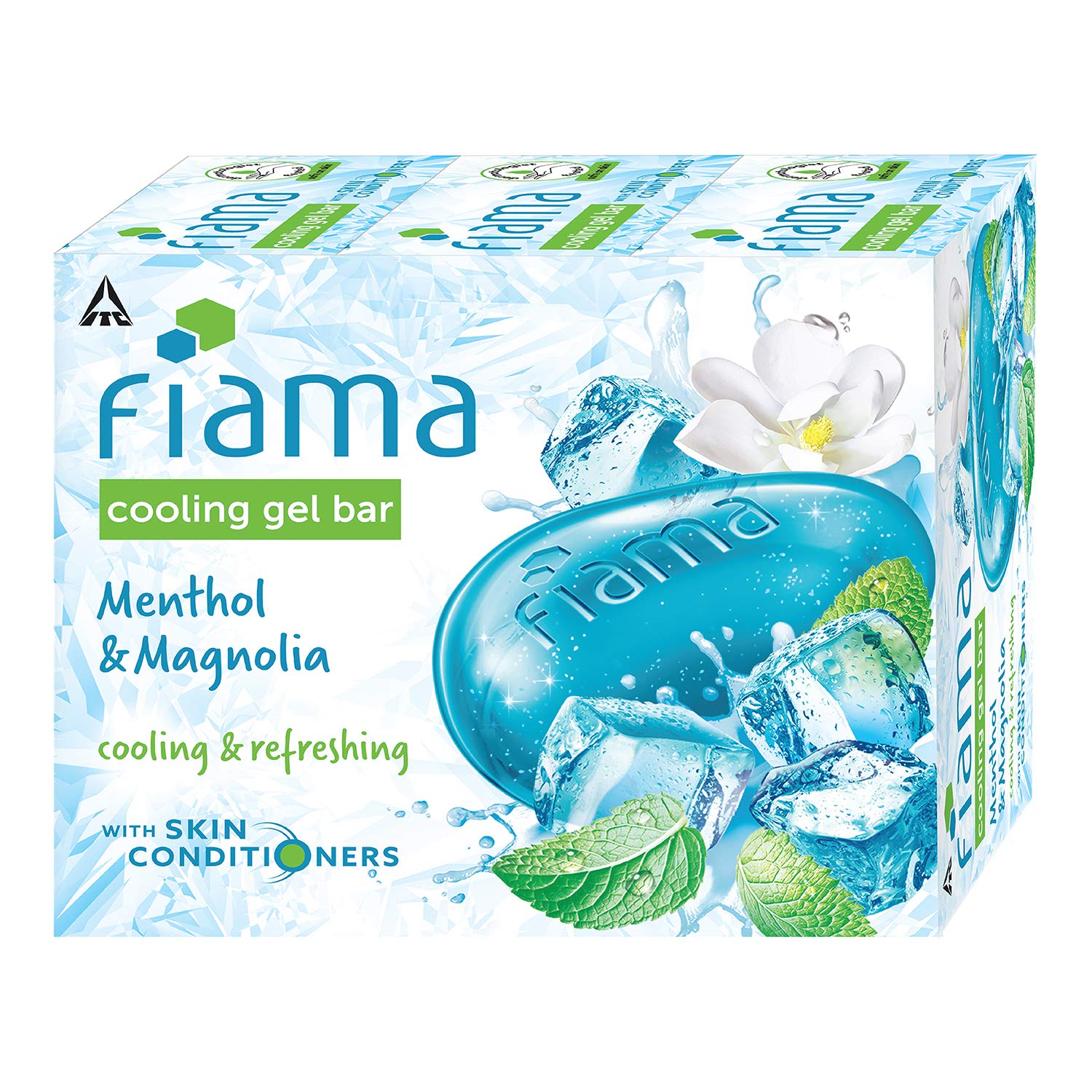 Fiama Cooling Gel Bar Menthol & Magnolia - 125g