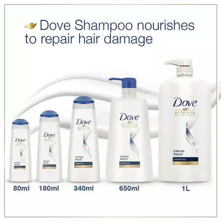 Dove Damage therapy Intense Repair Shampoo 80ml - extra image