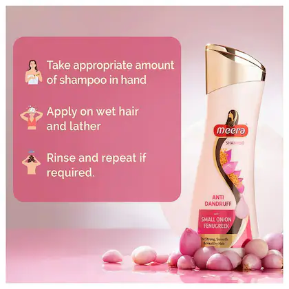 Meera Small Onion Fenugreek Shampoo 5.5 ml - extra image