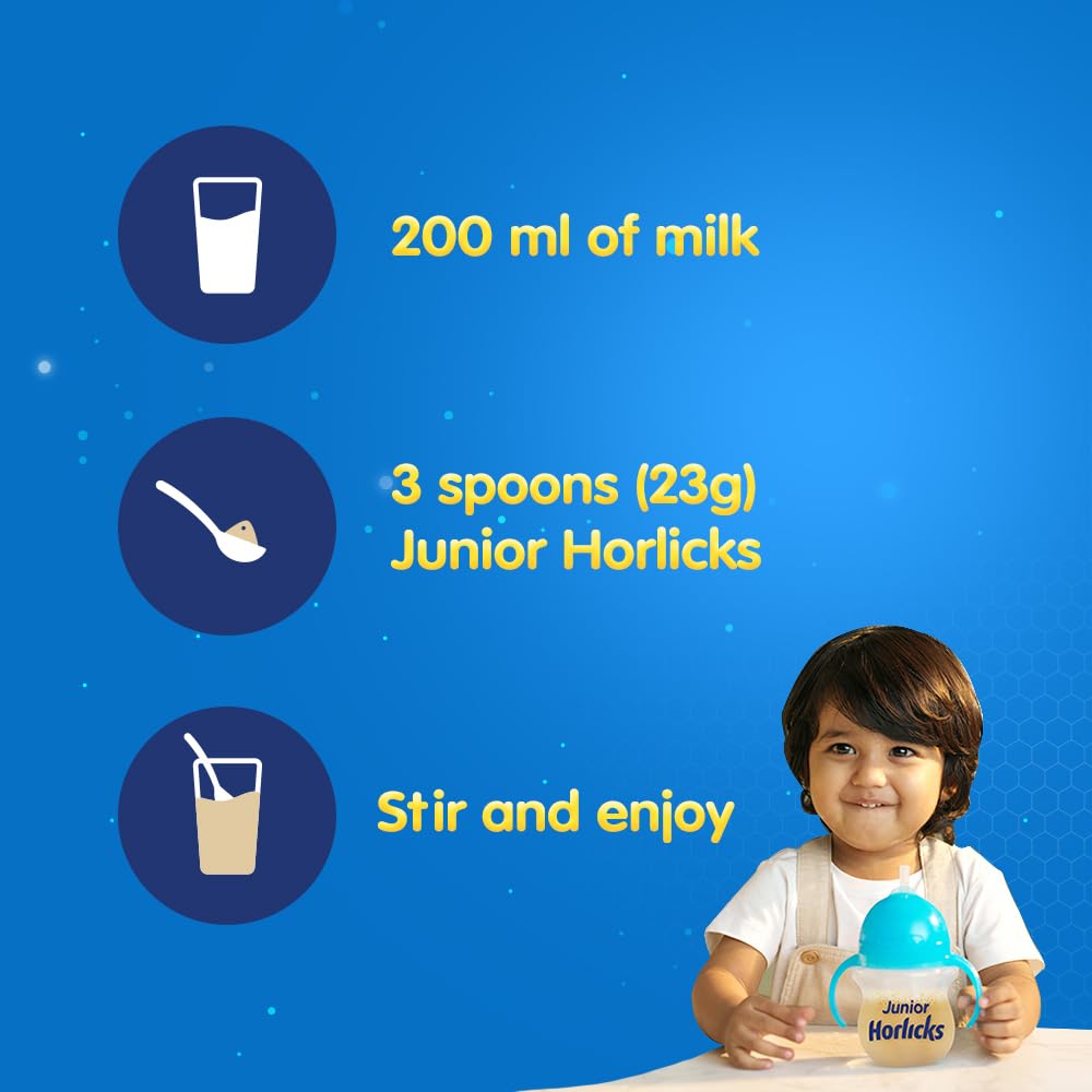 Junior Horlicks Vanilla Flavour 200g Box - extra image