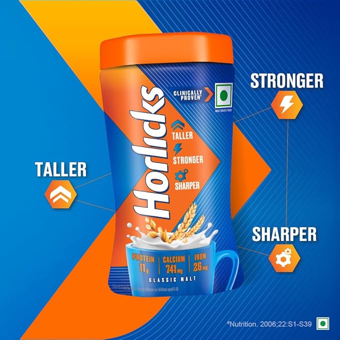 Horlicks Classic Malt 550g Jar - extra image