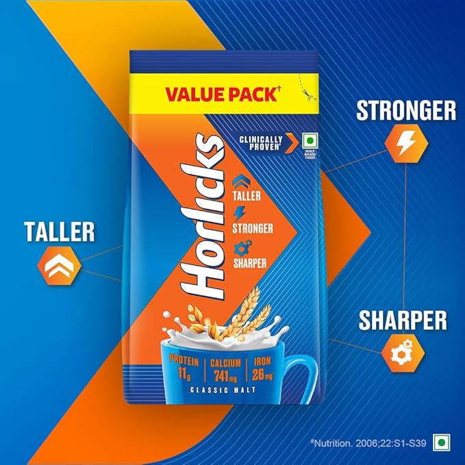 Horlicks Classic Malt 800g Pack - extra image