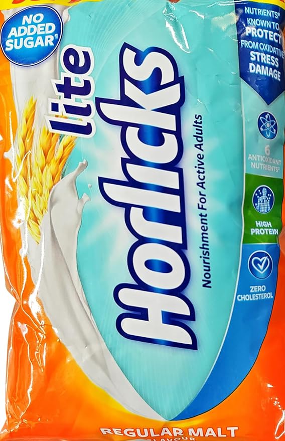 Lite Horlicks Regular Malt Flavour 450g