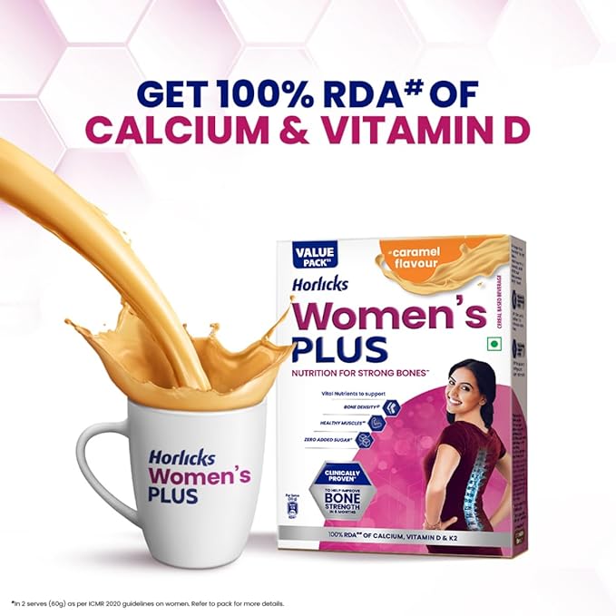 Horlicks Women's Plus Caramel Flavour 400g Box - extra image