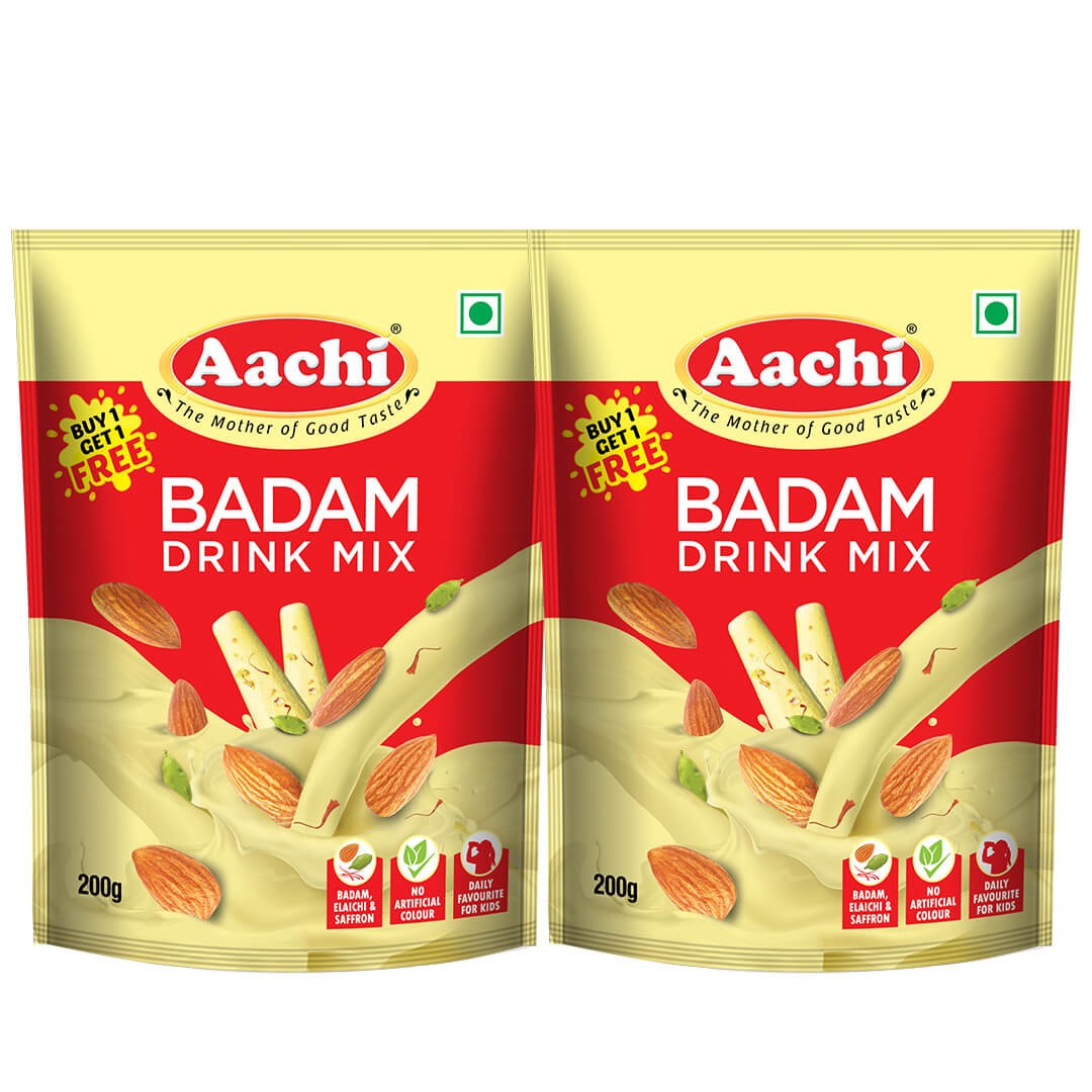Aachi Badam Drink Mix -180g Buy 1 Get 1 Free