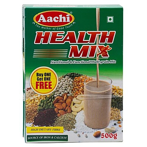 Aachi Health Mix Nutritional Multi-Grain Mix - 500g Buy 1 Get 1 Free