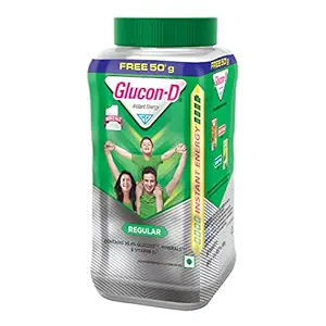 Glucon-D Regular Glucose Powder (200g+ 50g = 250g) Jar