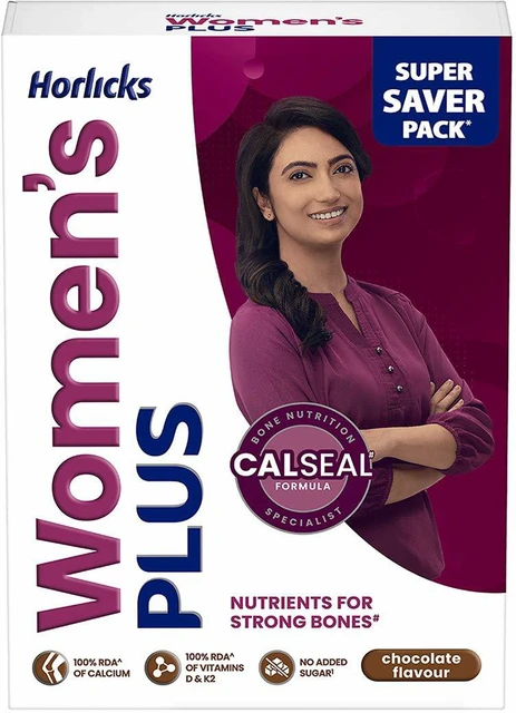 Horlicks Women's Plus Chocolate Flavour 400g Box - extra image
