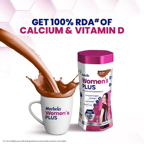 Horlicks Women's Plus Chocolate Flavour 400g Jar - extra image