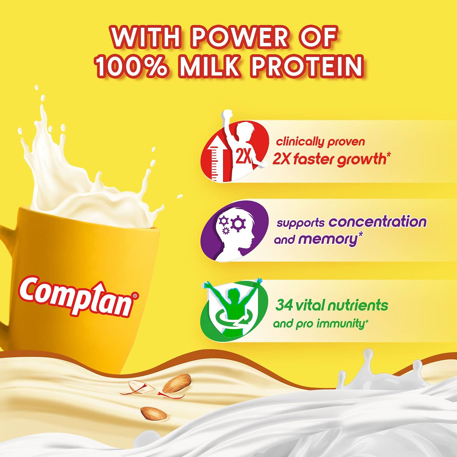 Complan Kesar Badam Flavour - 200g - extra image
