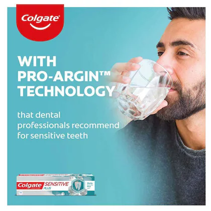 Colgate Sensitive Plus Toothpaste, With Pro Argin Formula for Sensitivity Relief, 140gm - extra image