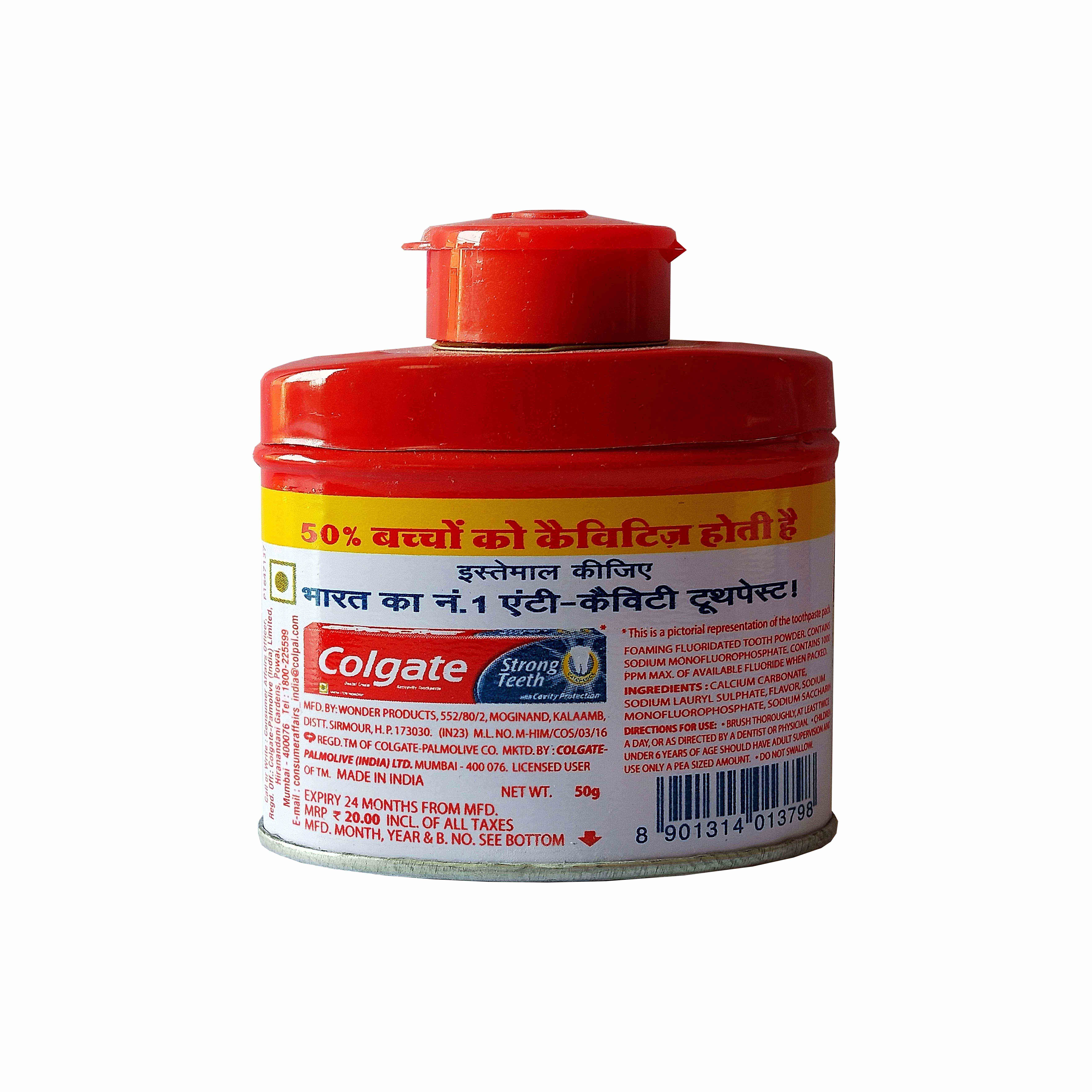 Colgate Cavity Protection Toothpowder - with Calcium and Minerals - 50 g - extra image