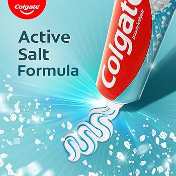 Colgate Active Salt Toothpaste, Daily Germ Protection, Pack Of 100G, Oral Care, Colgate Toothpaste With Salt And Mint, Healthy Gums & Teeth, Toothpaste That Fights Germs & Eliminates Bad Breath - extra image