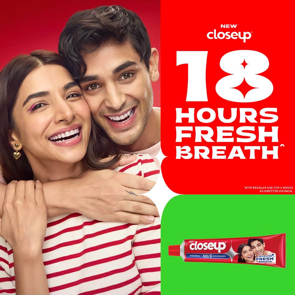 Closeup Toothpaste | Long lasting 18 Hours Of Fresh Breath & White Teeth - 17g - extra image