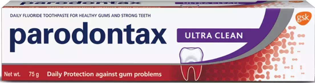 Parodontax Daily Fluoride Toothpaste For Daily Protection Against Gum Problems, Multi Pack, 75 g - extra image