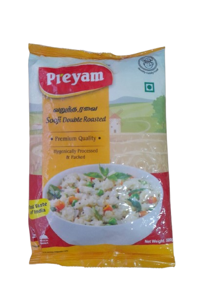 Preyam Double Roasted Sooji (Rava) 500g