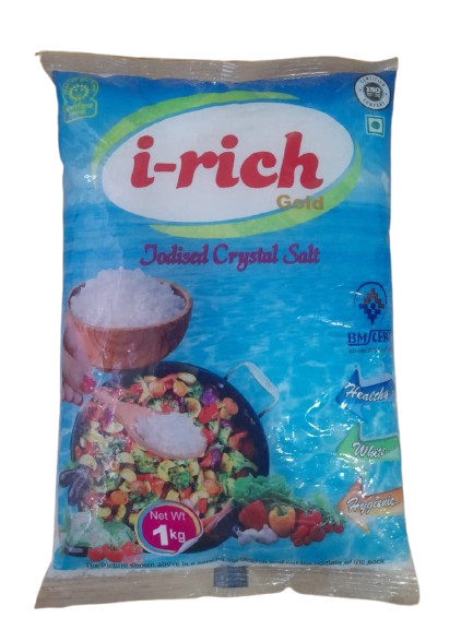 I-Rich Iodised Crystal Salt - 1kg