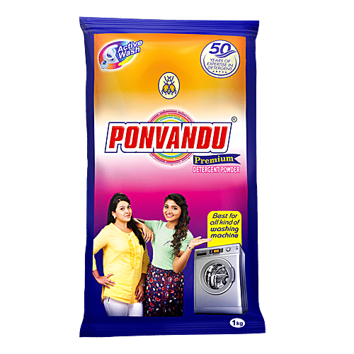 Ponvandu Permium Detergent Washing Powder 1kg