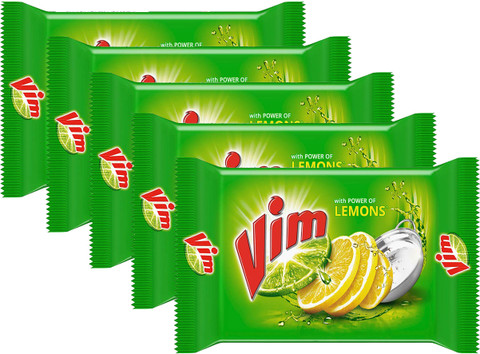 Vim Soap Power of 100 lemons - 4*90g + 2*90g (Buy 4 Get 2 Free)