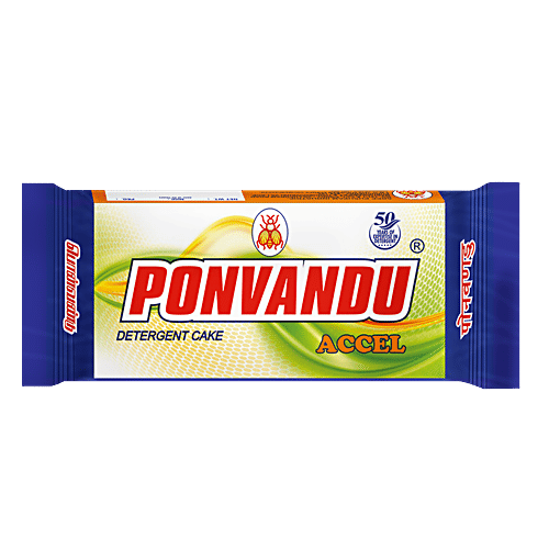 Ponvandu Accel Detergent Cake Soap - 290g