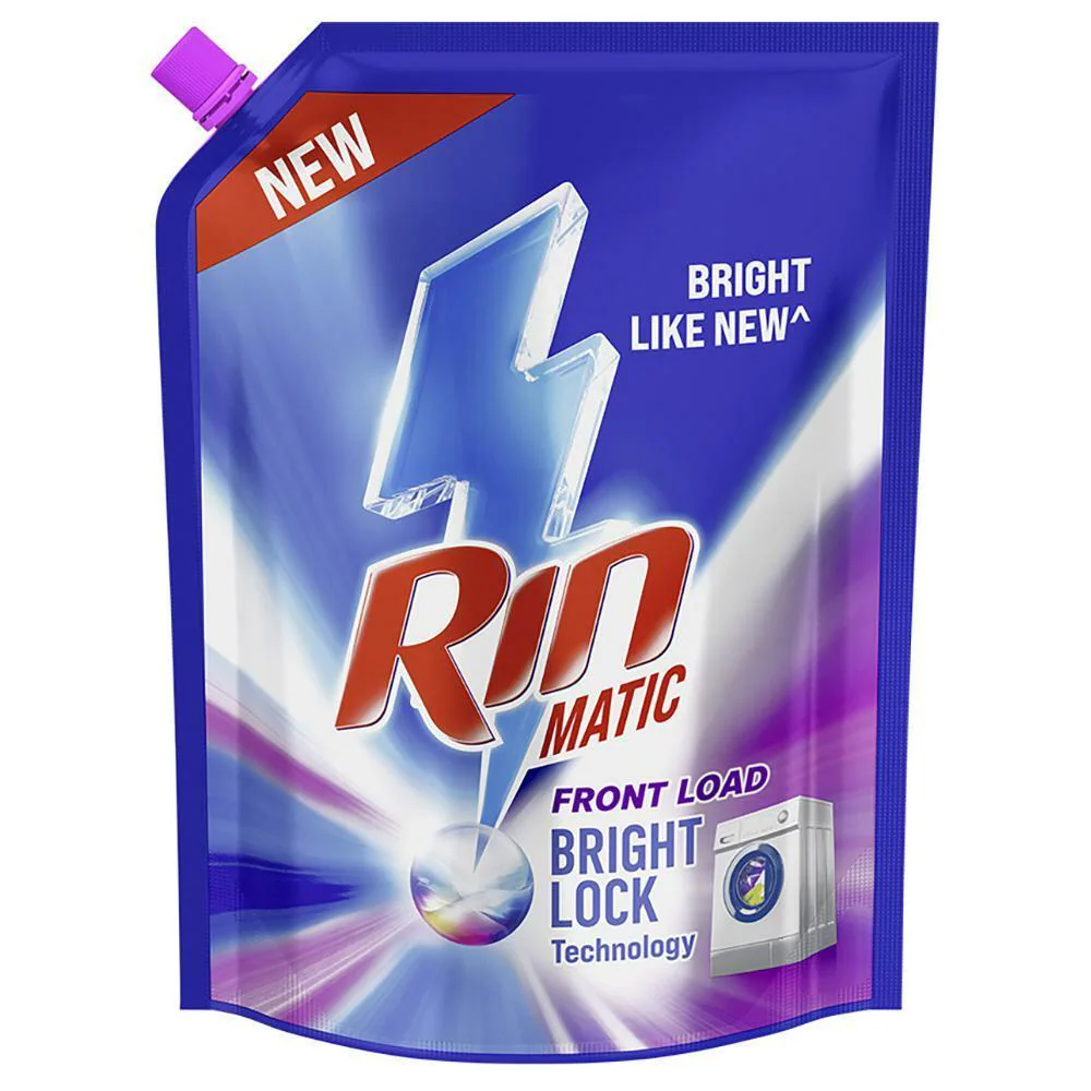 Rin Detergent Liquid 2L Pouch- Front Load