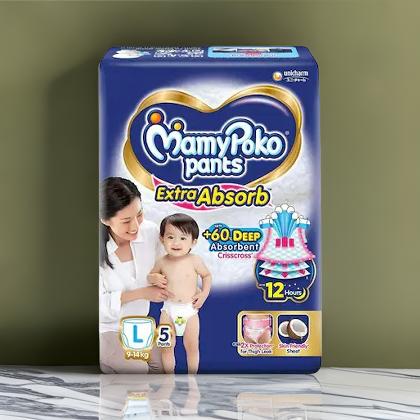 Mamypoko Pants Extra Absorb 5 Pants (L 9-14 Kg)