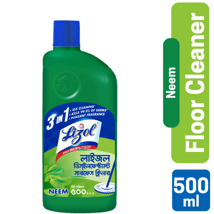 Lizol Disinfectant Surface Cleaner Neem - 500ml