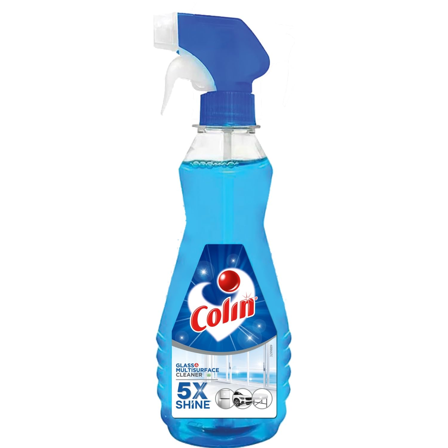 Colin Glass and Surface Cleaner Liquid Spray - 250 ml | India's #1 All-Purpose Glass Cleaner for Car, Kitchen and Home Surfaces | Multi Surface Cleaner