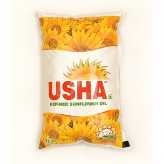 Usha Refined Sunflower Oil 1L Pack