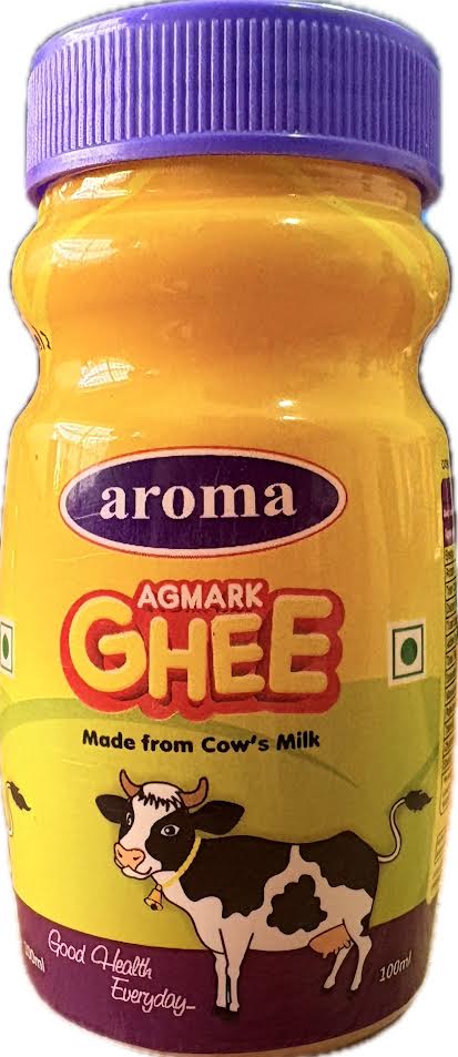 Aroma Ghee 100ml(Pack of 1)|Aroma in every drop|Rich Taste & Aroma|Natural Ghee Perfect For Traditional Recipes