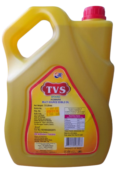 TVS Brand Agmark Multi Source Edible Oil 5L