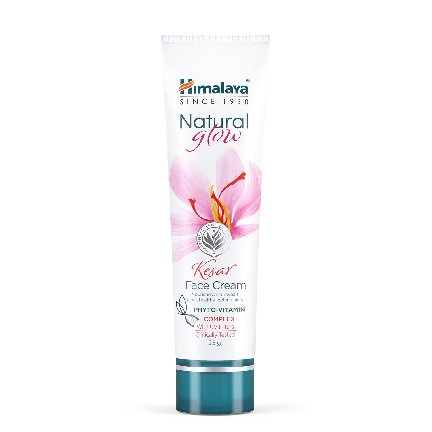 Himalaya Natural Glow Face Cream with Kesar & Vit E 25g | For Non-greasy Even-toned & Radiant Skin| Phyto-vitamin formula with UV protection| Reduce Dark spots in 6 weeks |Clinically-tested & Paraben Free