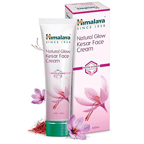 Himalaya Natural Glow Face Cream with Kesar & Vit E 50g | For Non-greasy Even-toned & Radiant Skin| Phyto-vitamin formula with UV protection| Reduce Dark spots in 6 weeks |Clinically-tested & Paraben Free