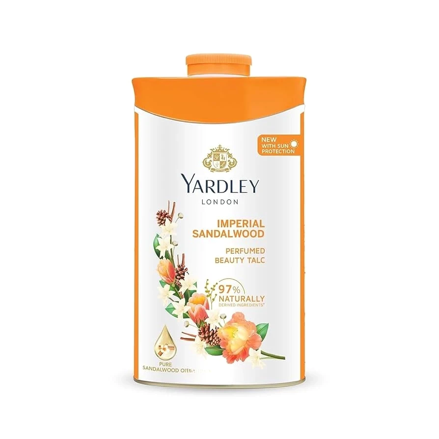 Yardley London Perfumed Beauty Talcum Powder Imperial Sandalwood 50g