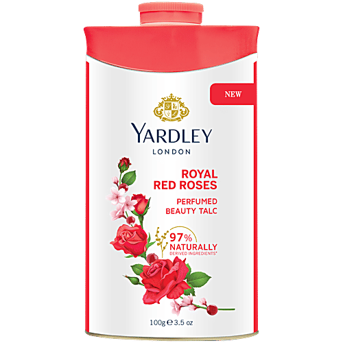 Yardley London Perfumed Beauty Talcum Royal Red Roses 100g