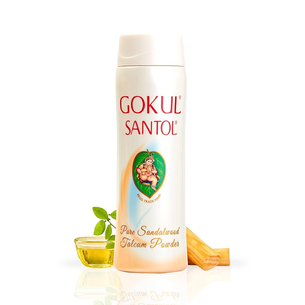 Gokul Santol Pure Sandalwood Talcum Powder 70g