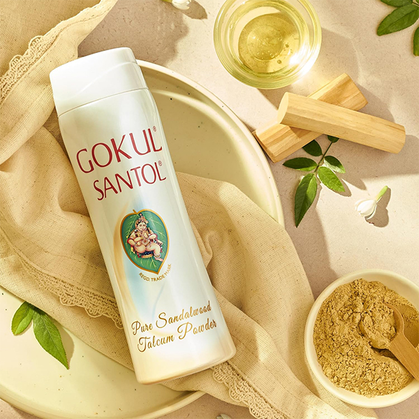 Gokul Santol Pure Sandalwood Talcum Powder 300g