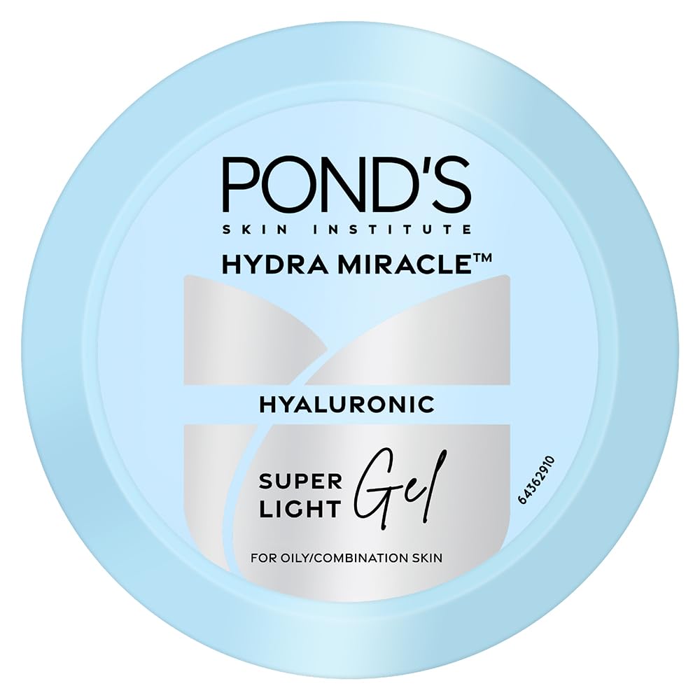Pond's Super Light Gel Oil Free Face Moisturizer 25ml | With Cera-Hyamino for Ultimate Soft Smooth Skin - Daily Use