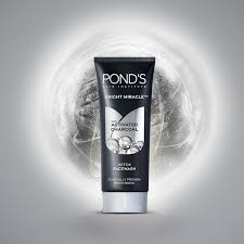 Pond's Bright Miracle with Activated Charcoal Detox Face Wash 50g