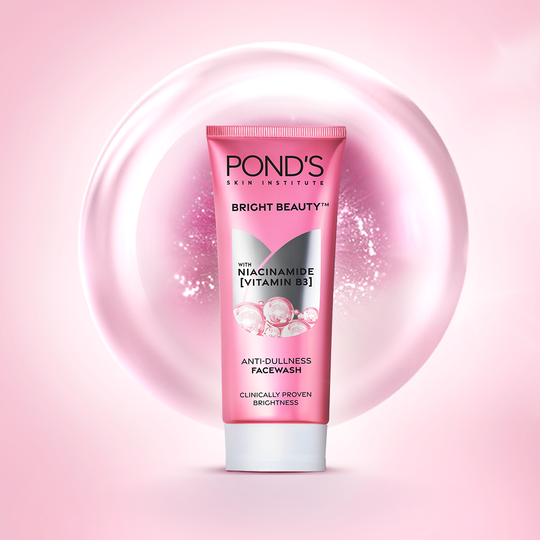 Pond's Bright Beauty With Niacinamide Vitamin B3 Anti-Dullness Face Wash 100g