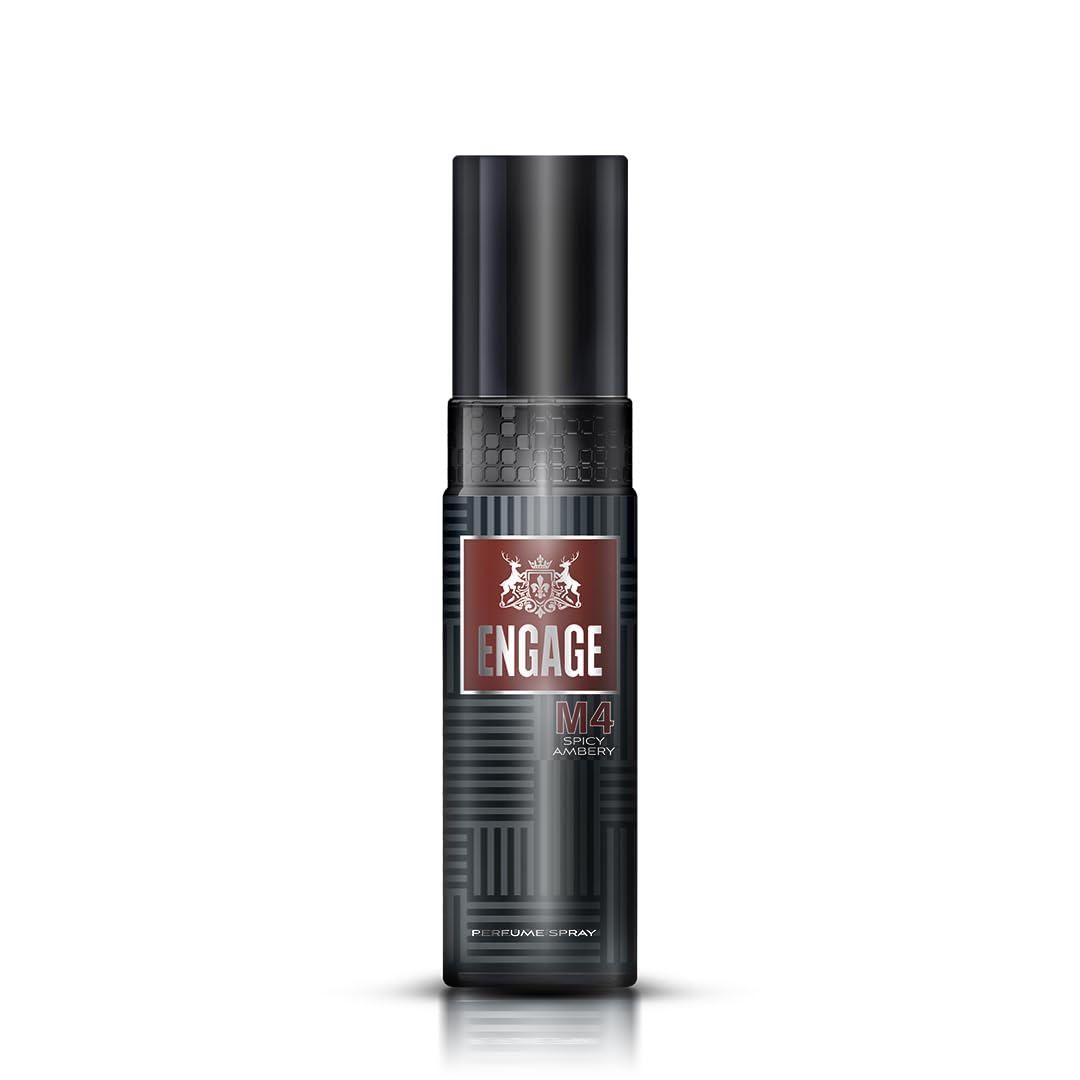 Engage M4 Perfume Spray for Men, Spicy and Lavender Fragrance Scent, Skin Friendly Perfume for Men Long Lasting, 120ml