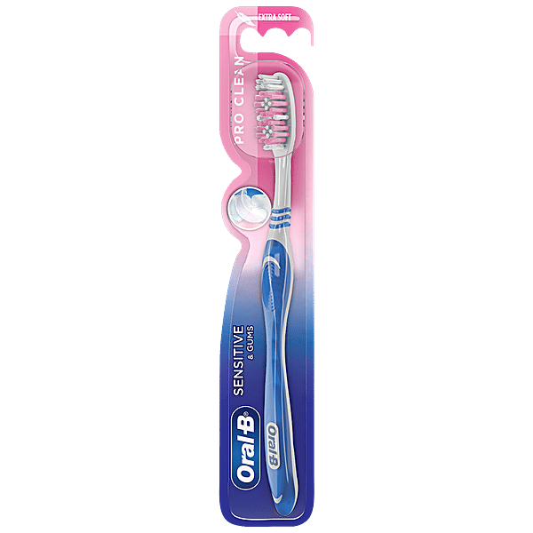 Oral-B Sensitive & Gums Extra Soft Tooth Brush (Blue) 1Pc