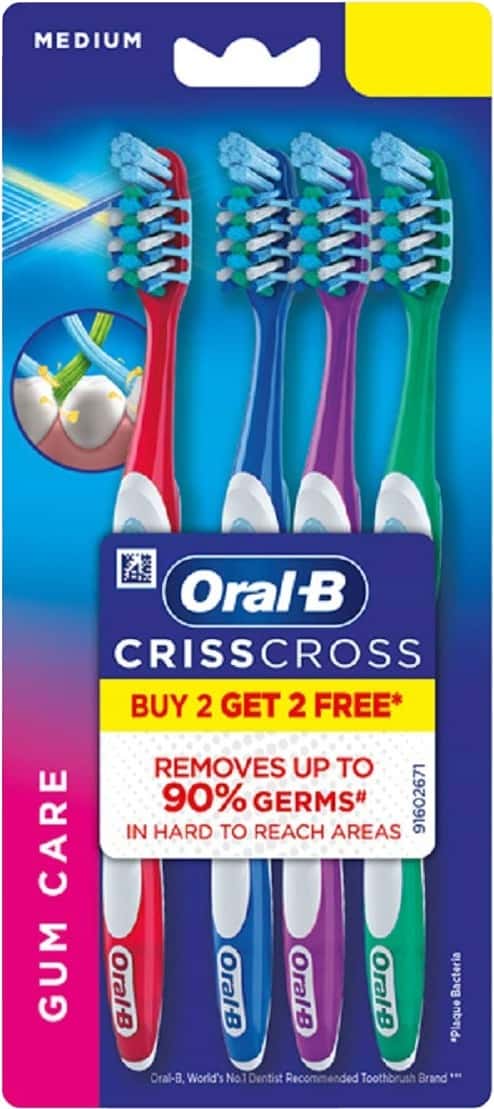 Oral-B Crisscross Buy 2 Get 2 Free