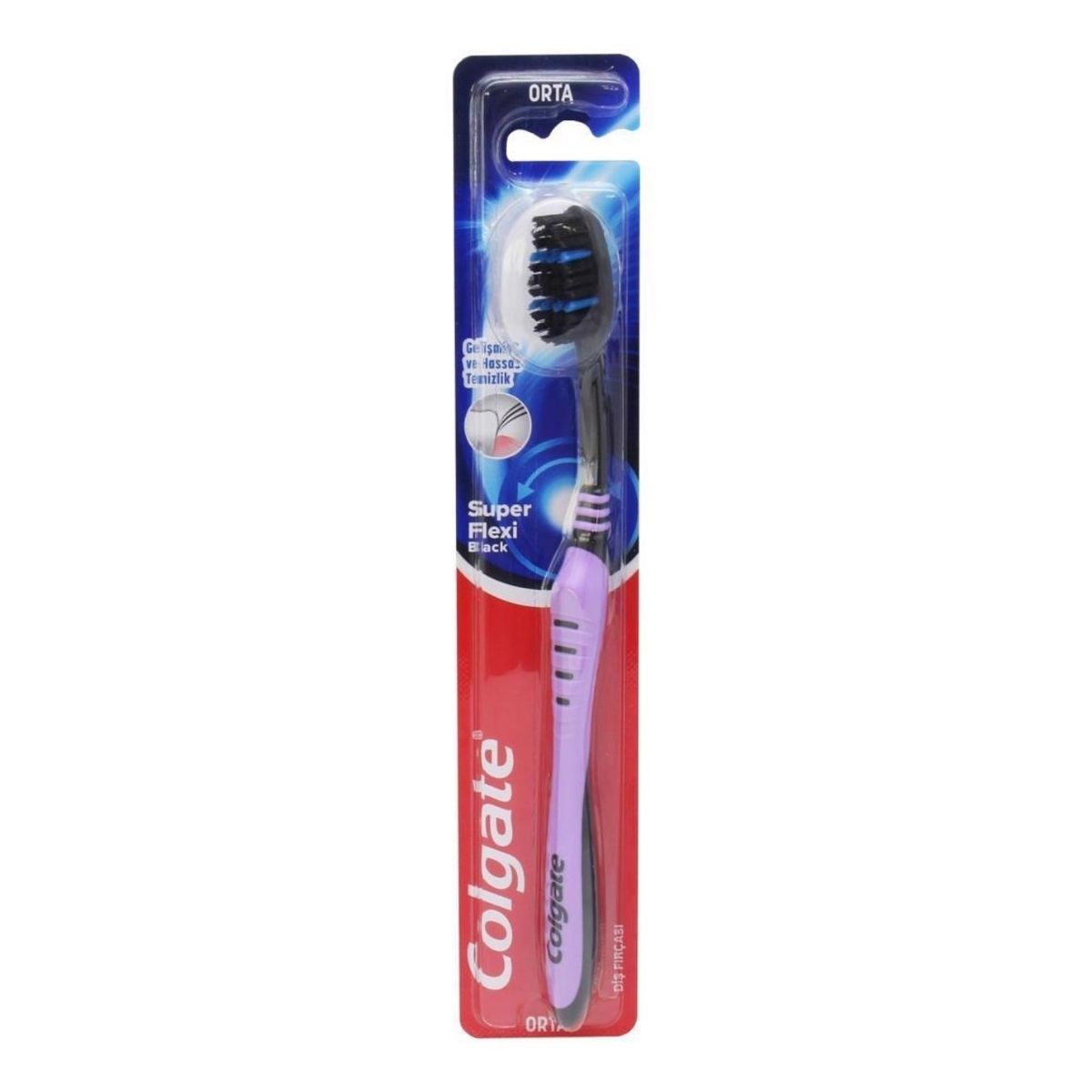 Colgate Super Flexi Charcoal Tooth Brush (Violet) 1Pc