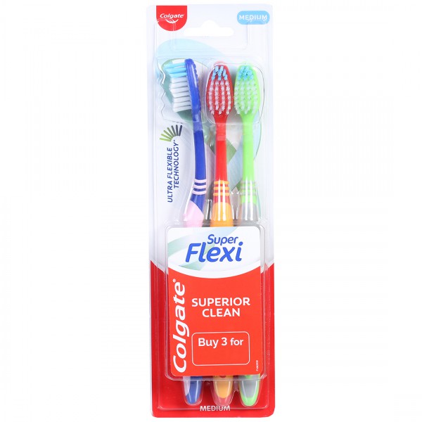 Colgate Super Flexi Tooth Brush Buy 3 in 1 Pack