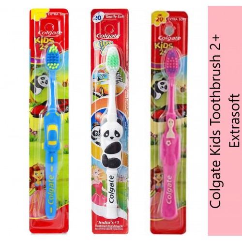 Colgate Kids 2+ Ultra Soft Tooth Brush Buy 3 In 1 Pack