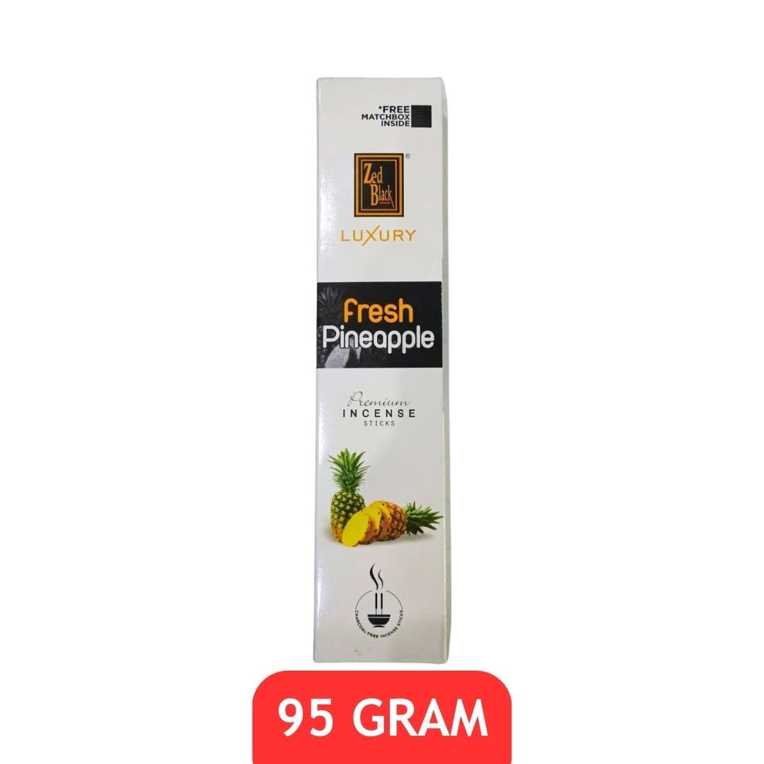 Zed Black Luxury Fresh Pineapple Premium Agarbatti 95g